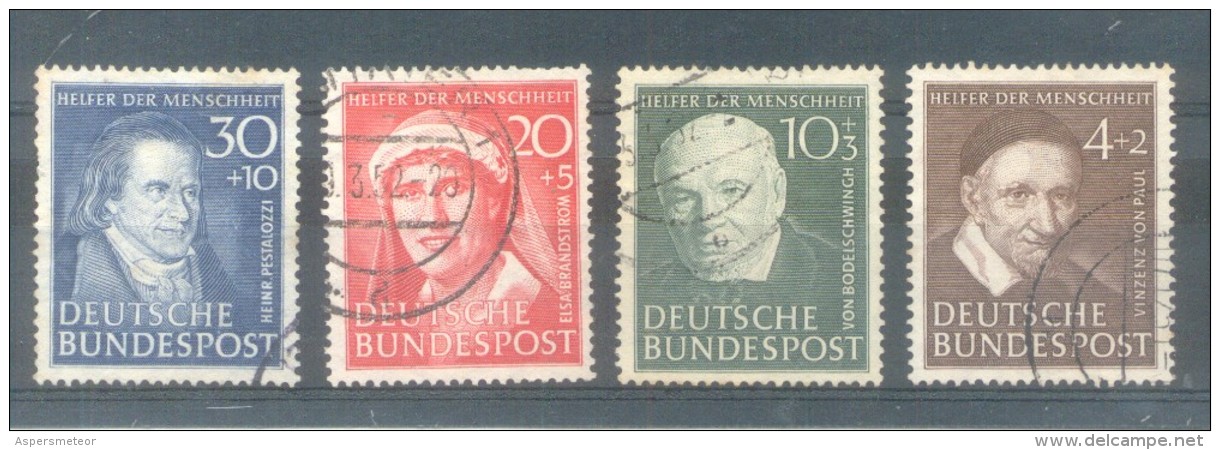 ALLEMAGNE FEDERALE  COTATION  EUROS 200 COTATION YVERT  TIMBRES OBLITERES - Autres & Non Classés