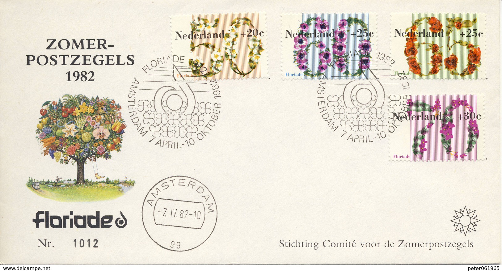 E200 (Variant) - Blanco / Open Klep (Floriade 1982) - FDC