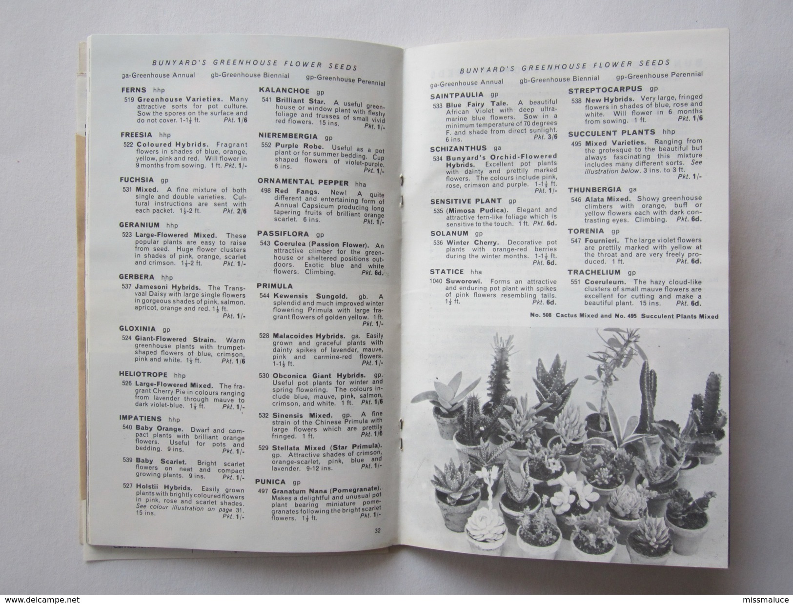 Publicité Jardin Jardinage Bunyards Seed Book Maidstone Kent - Tuinieren