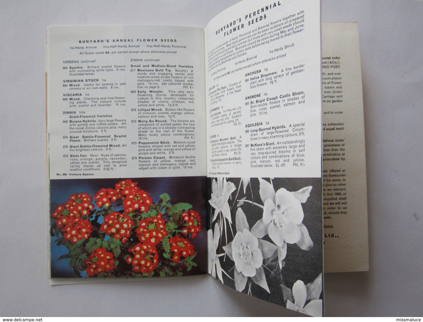 Publicité Jardin Jardinage Bunyards Seed Book Maidstone Kent - Jardinería