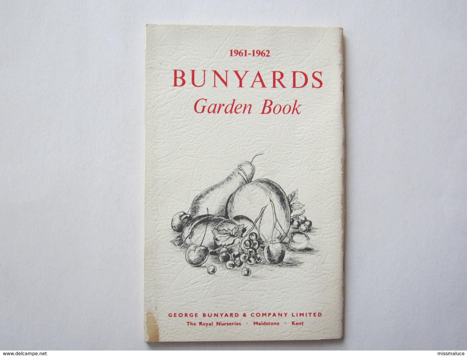 Publicité Jardin Jardinage Bunyards Seed Book Maidstone Kent - Jardinería