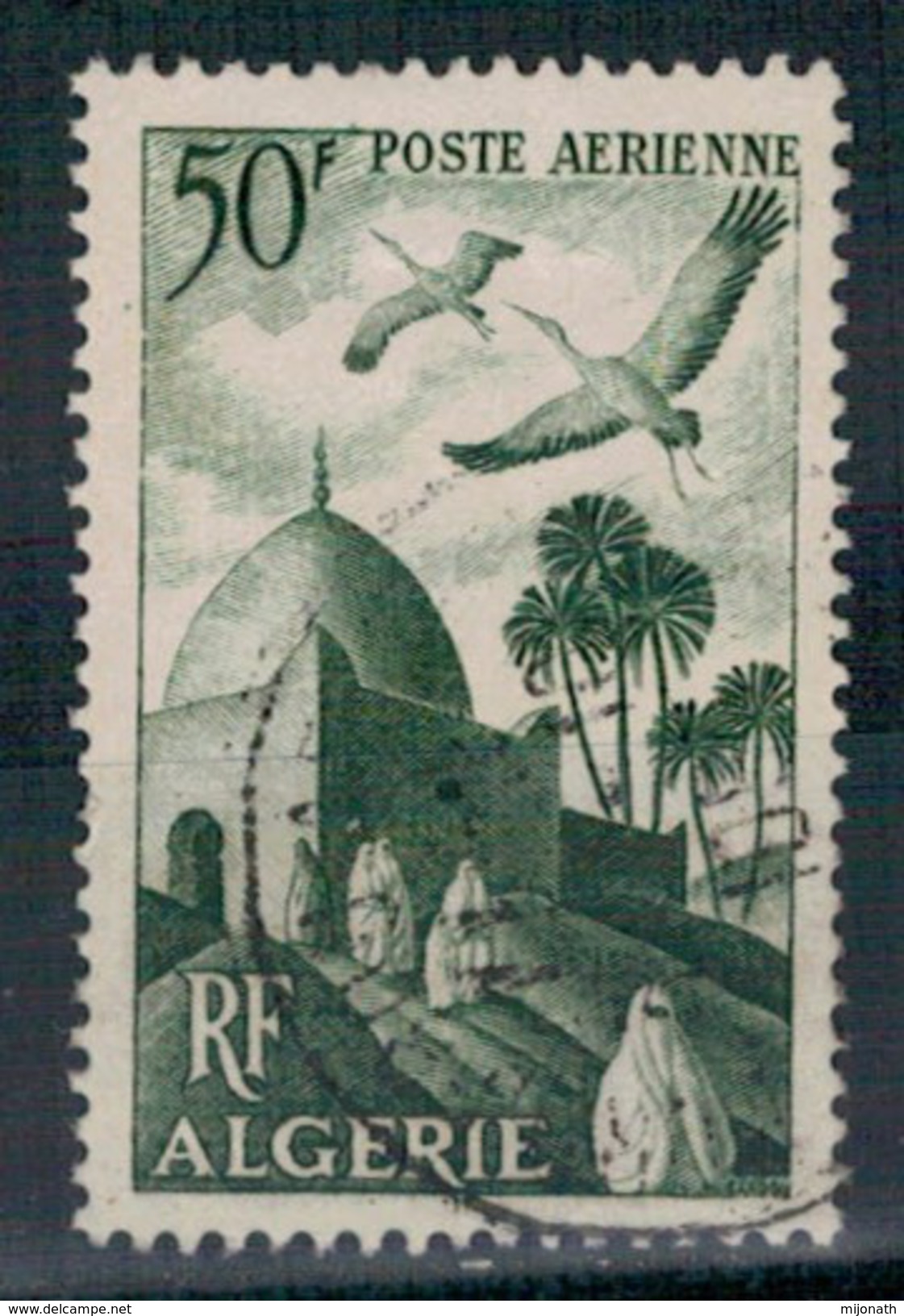 Ph-Algérie- Poste Aérienne-Y&T N°9 - Oblitéré 1949 - Posta Aerea