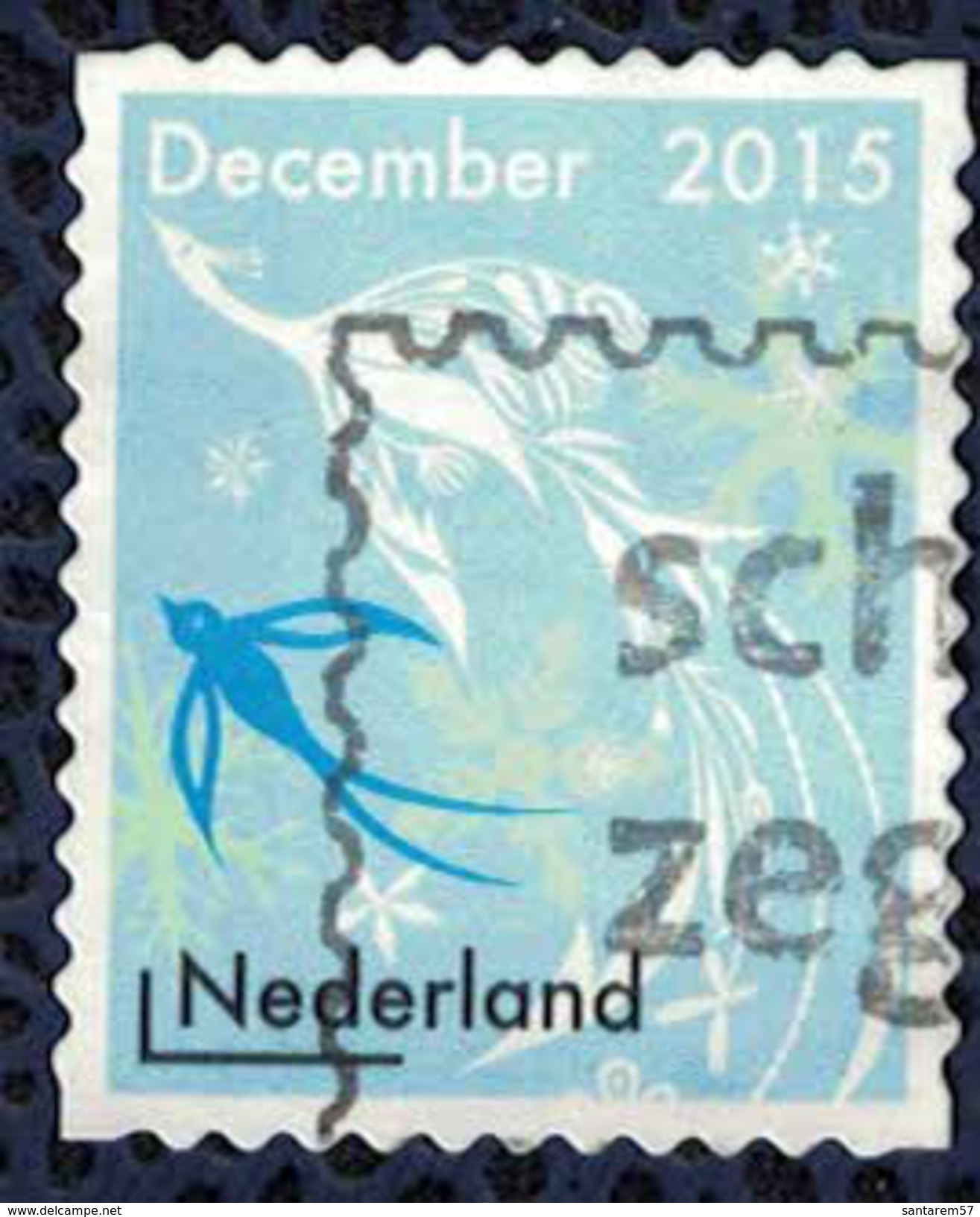 Pays Bas 2015 Oblitéré Used Christmas Noël Oiseaux - Used Stamps