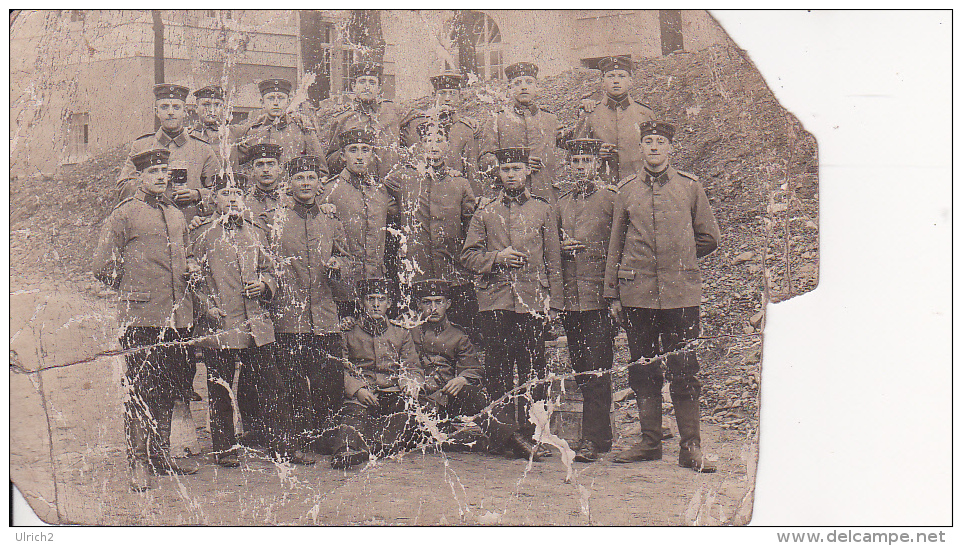 AK Foto Deutsche Soldaten - Feldpost Kriegs-Bekleidungs-Amt - 1914 (25713) - Weltkrieg 1914-18