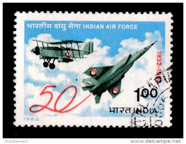 India 1982 Indian Air Force Used - Used Stamps