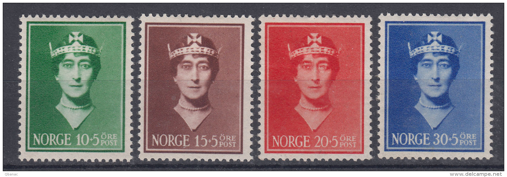 Norway 1939 Mi#203-206 Mint Hinged - Unused Stamps