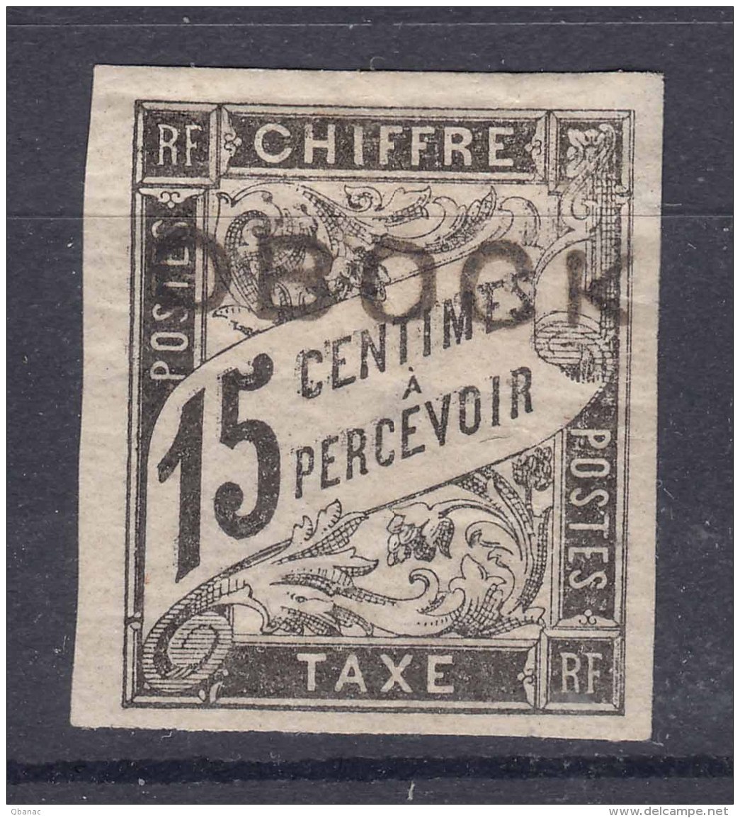 Obock 1892 Timbre Taxe Yvert#11 Mint Hinged - Neufs