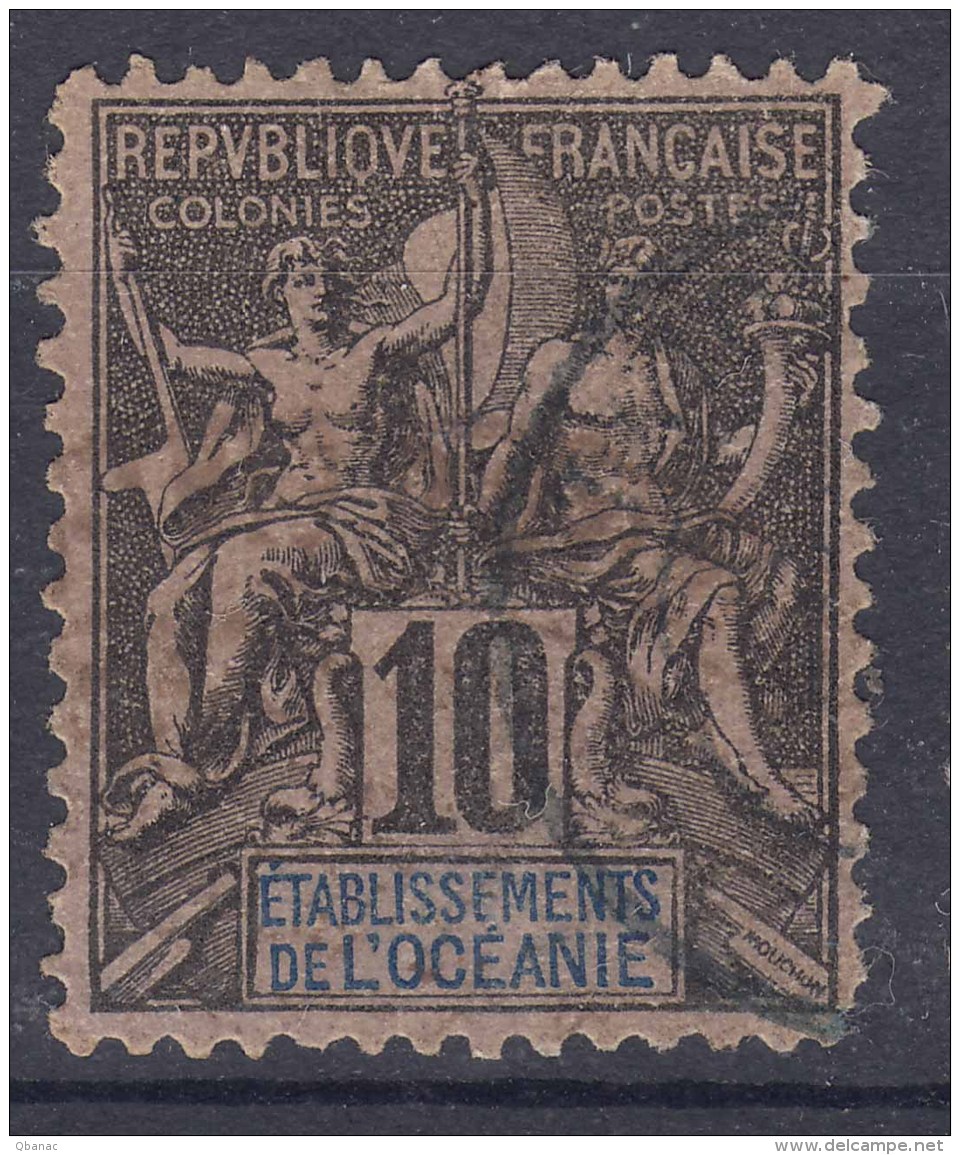 Oceania Oceanie 1892 Yvert#5 Used - Oblitérés