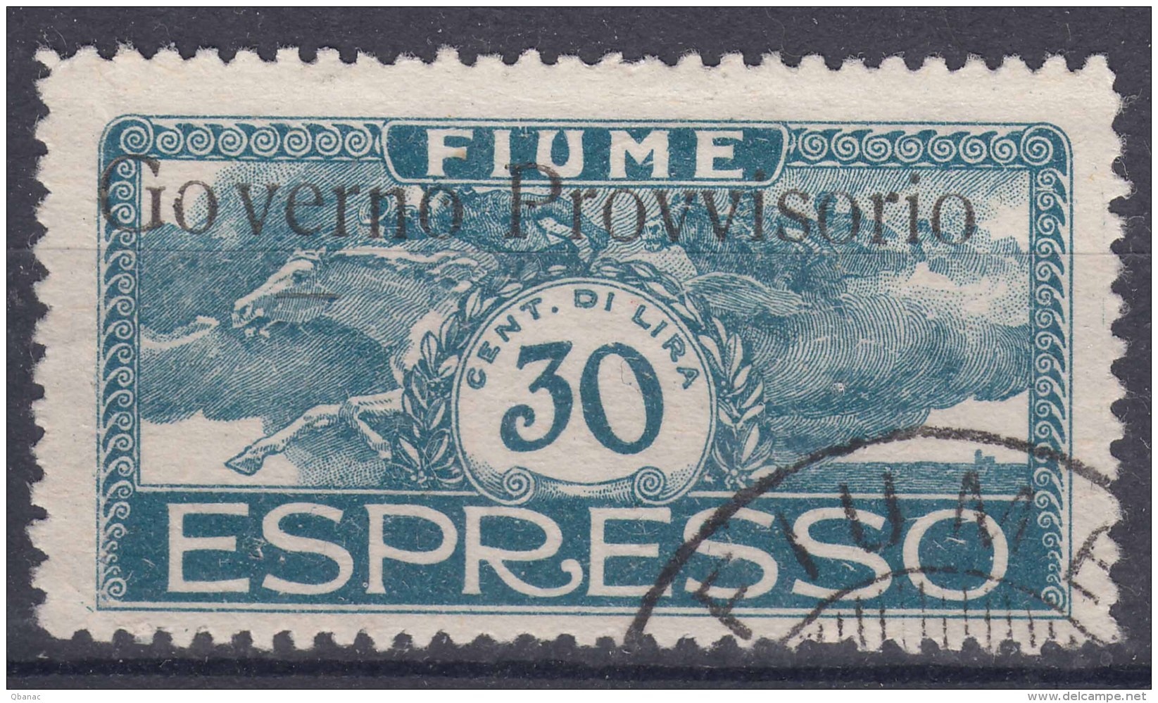 Fiume 1921 Sassone#E5 Used - Fiume