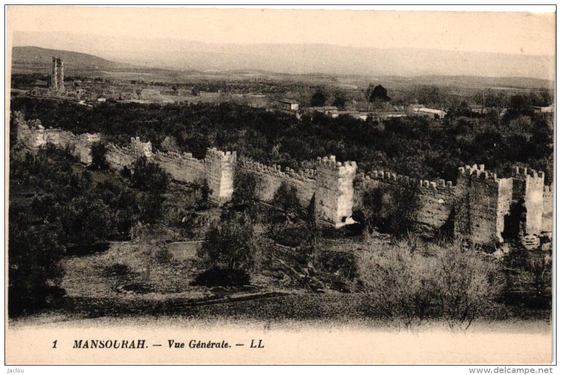 MANSOURAH VUE GENERALE FORTIFICATIONS  REF 49718 - Mansourah