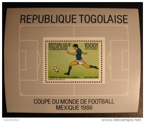 TOGO TOGOLAISE SHEET SPORTS SOCCER FOOTBALL WORLD CUP MEXICO 1986 - 1986 – Mexico