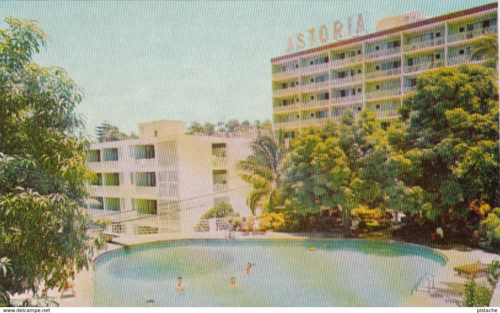 Acapulco Mexico - Alberca Del Hotel Astoria - 2 Scans - Mexico