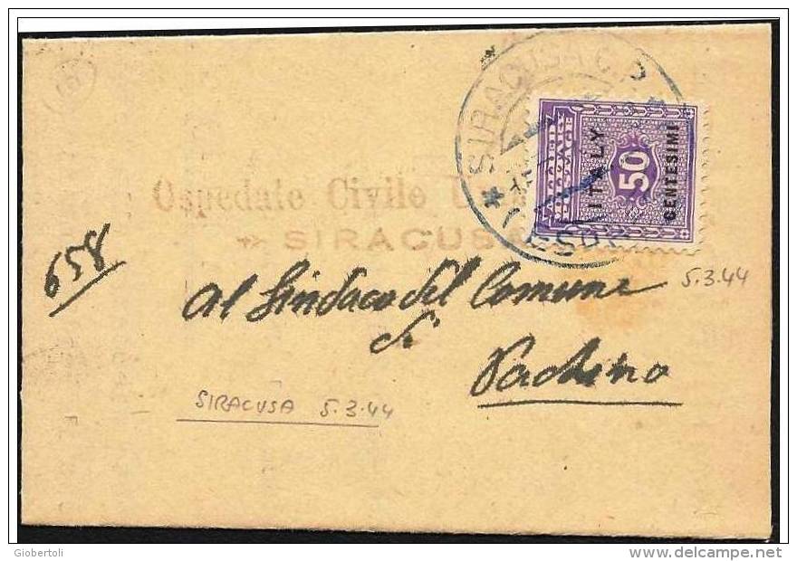 Italia/Italy/Italie: Storia Postale, Histoire Postale, Postal History - Occ. Anglo-américaine: Sicile