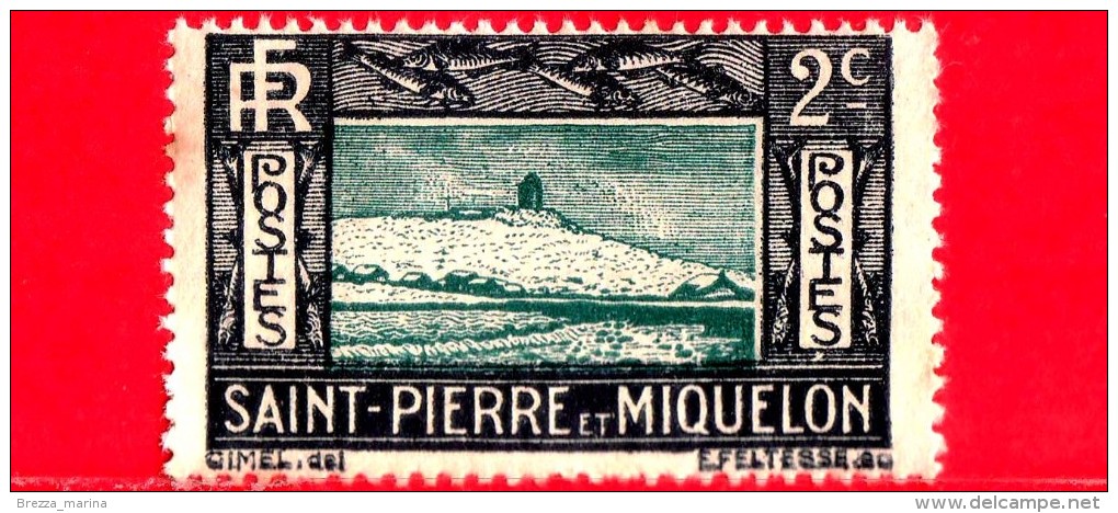 Nuovo - Saint-Pierre E Miquelon - 1932 - Scogliera E Faro - 2 - Unused Stamps