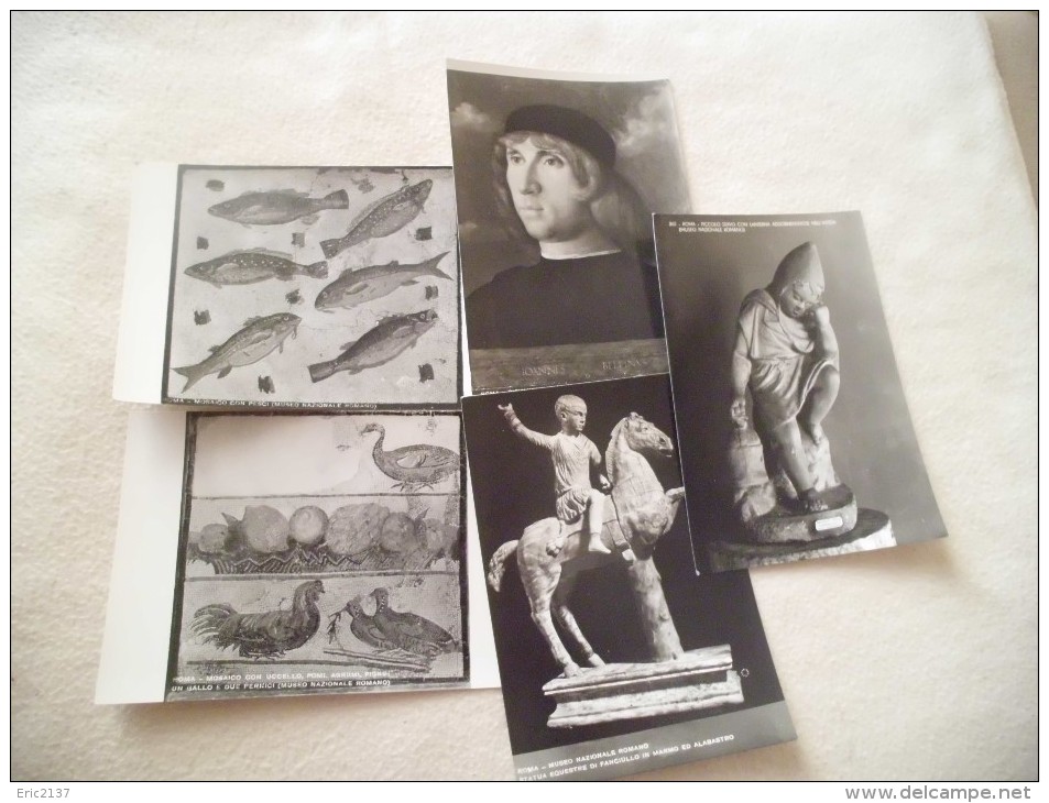 LOT DE 5 CARTES ART A ROME.... - 5 - 99 Cartes