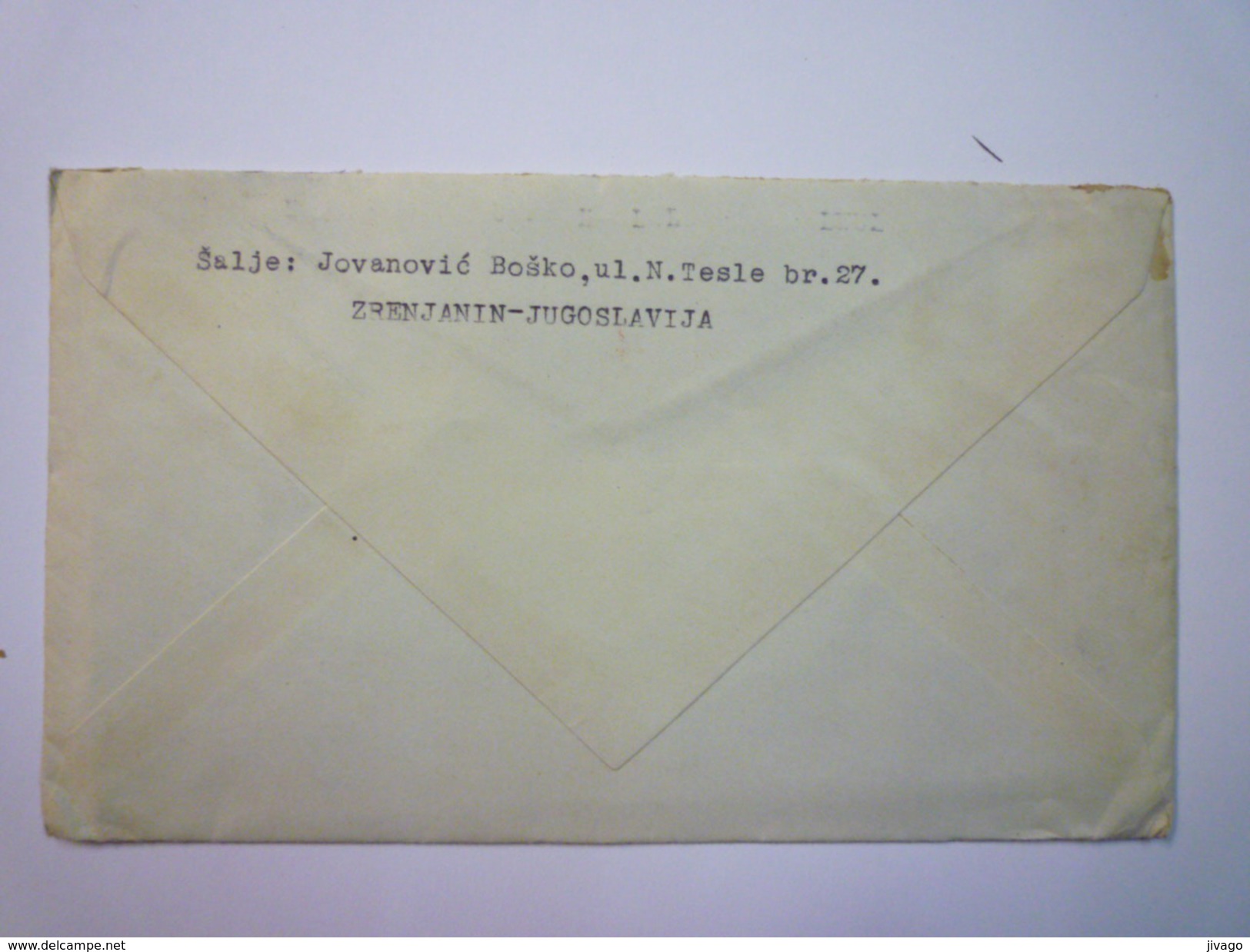 LETTRE Entier Postal Au Départ De  ZRENJANIN 2  à Destination De TOULOUSE  1952   - Cartas & Documentos