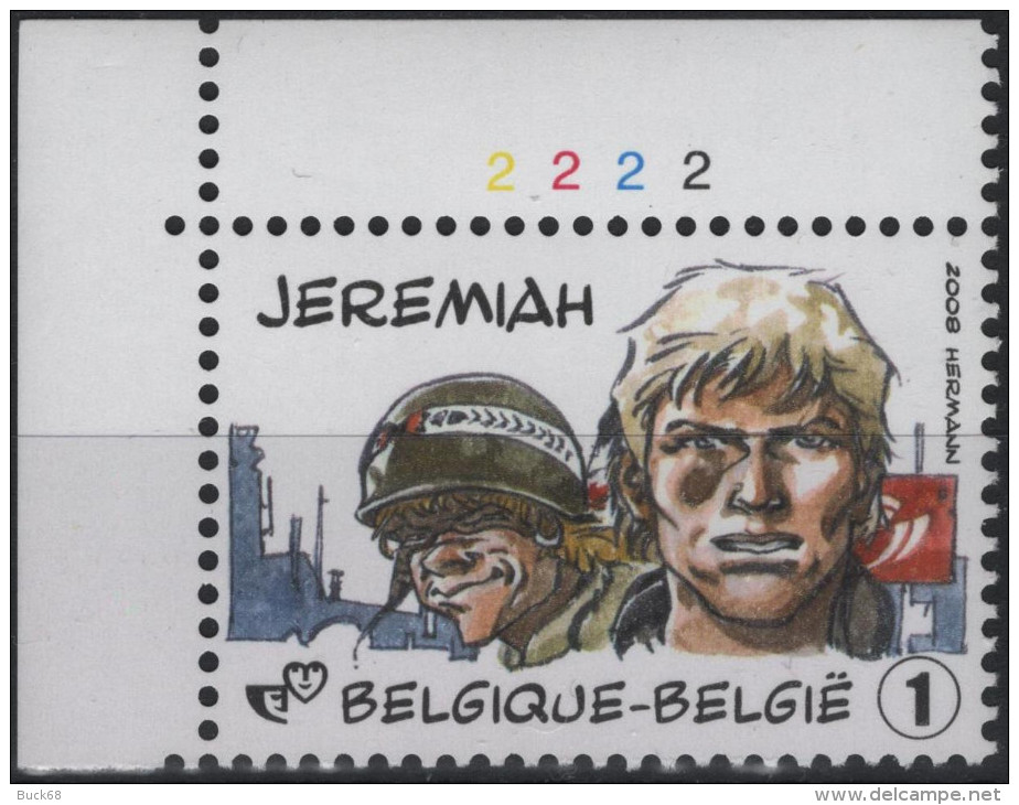 BELGIQUE 3734 ** MNH Jeremiah De HERMANN Du Journal TINTIN Comics Strip Bédé - Bandes Dessinées