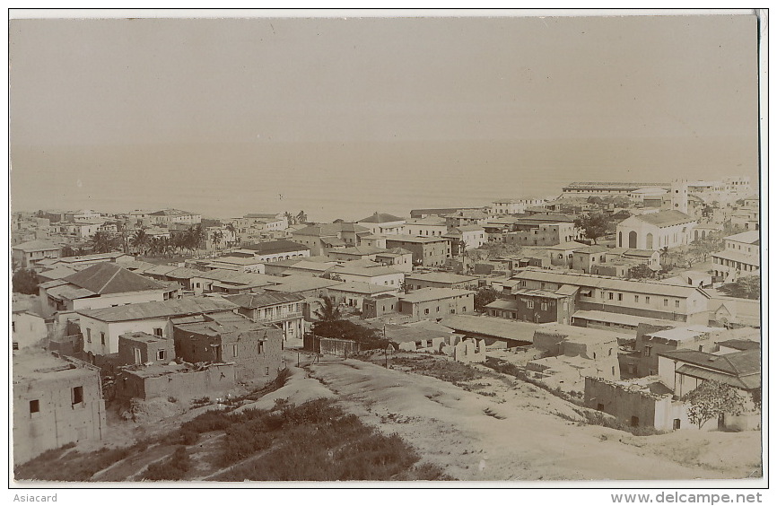 Cape Coast Gold Coast Real Photo Cape Coast Castle From The Lightouse Panorama Pris Du Phare - Ghana - Gold Coast