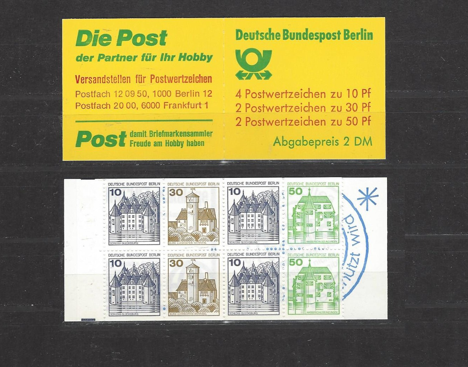 BERLIN MH Mi-Nr. 11 C - Postfrisch - Markenheftchen