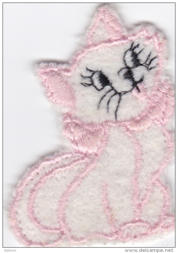 Pièces De Rapièçage - Patch - Chat Rose - Altri & Non Classificati