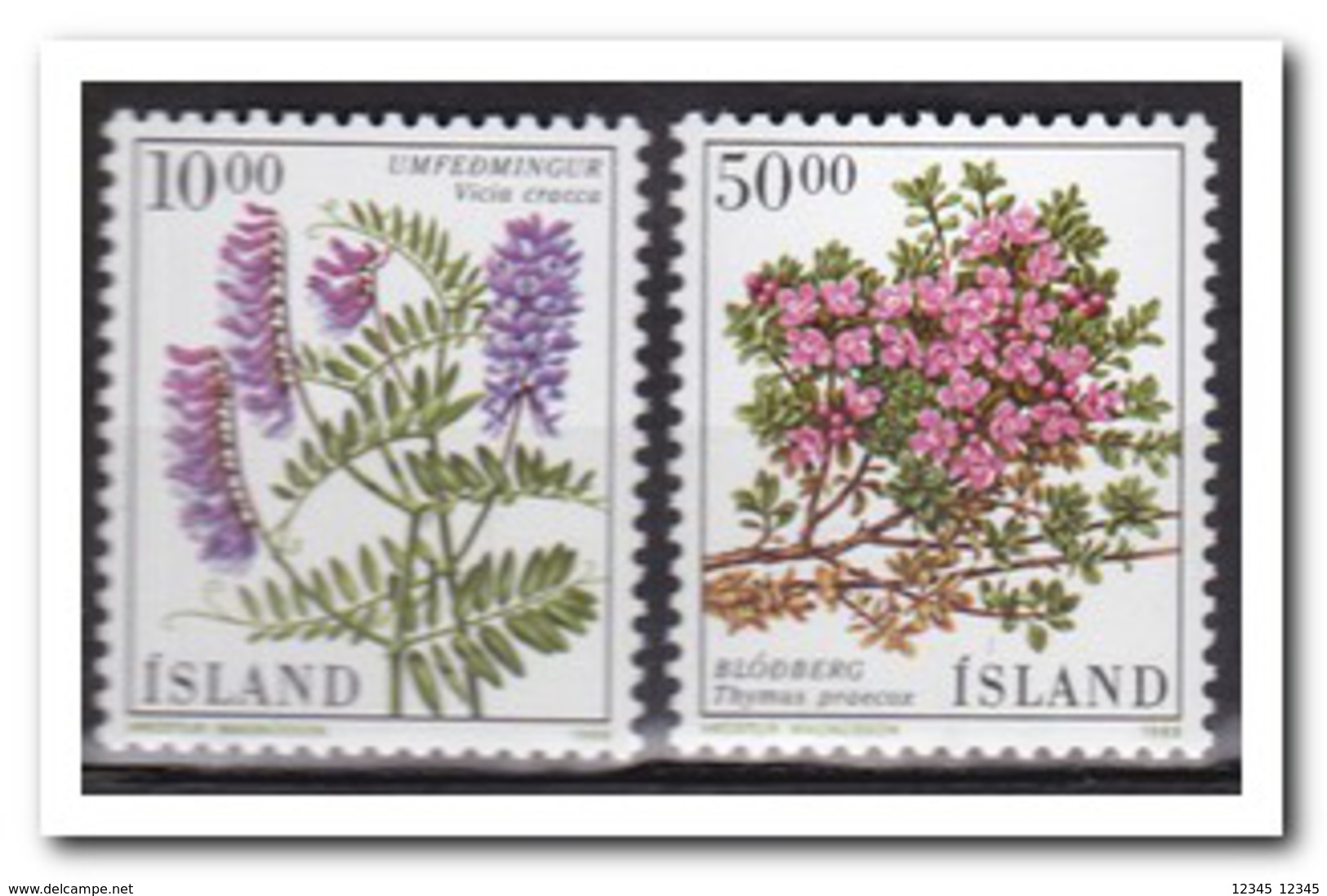 IJsland 1988, Postfris MNH, Flowers, Plants - Ongebruikt