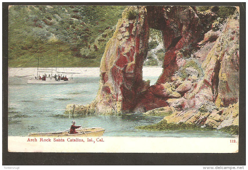 Santa Catalina,Isl. Cal. Arch Rock. Franking 2x Scott No. 328 - Otros & Sin Clasificación