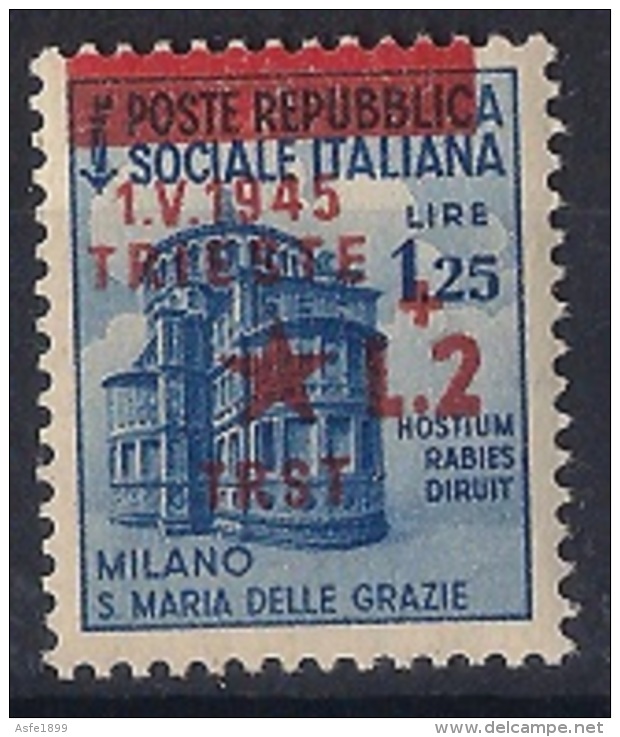 1945  Yugoslavian Occupation Of Trieste MNH** - Yugoslavian Occ.: Trieste