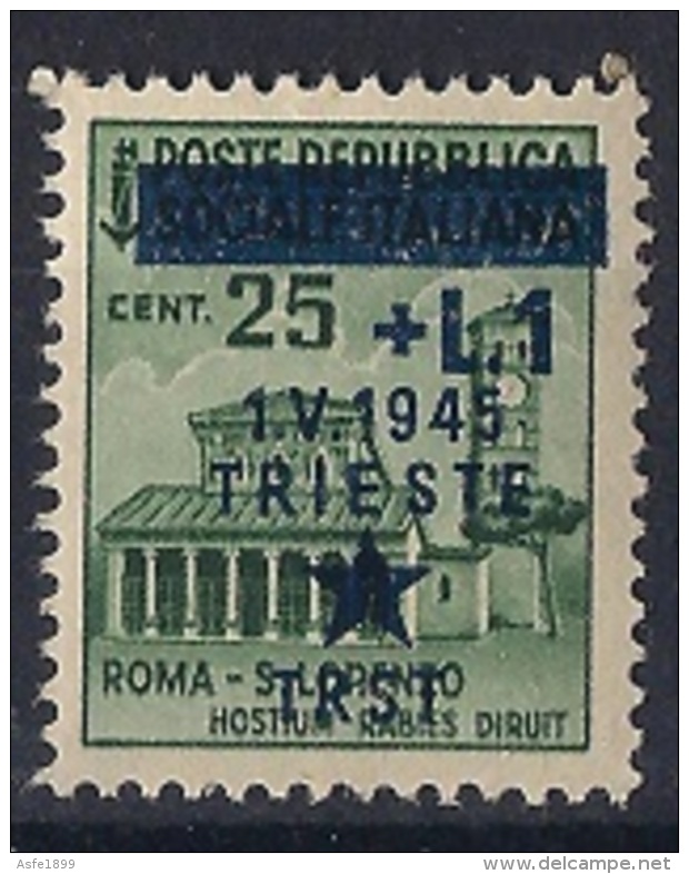 1945  Yugoslavian Occupation Of Trieste MNH** - Ocu. Yugoslava: Trieste