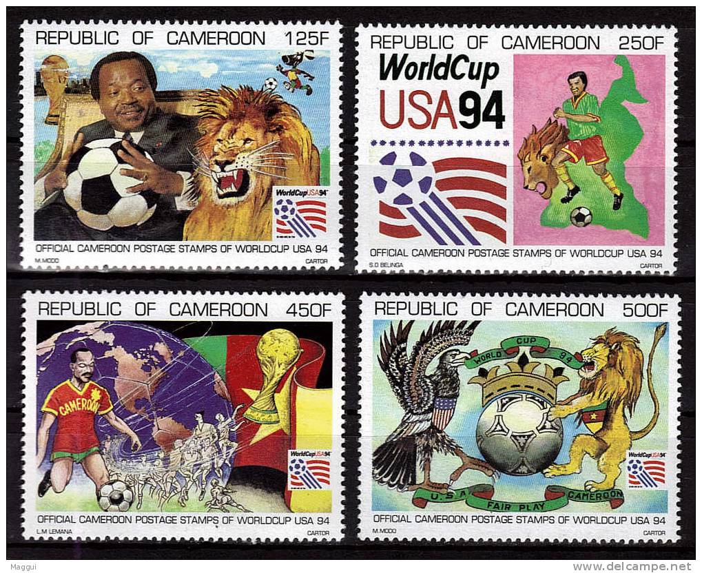 CAMEROUN   N°  871/74  * *    Cup 1994  Football  Soccer  Fussball - 1994 – USA