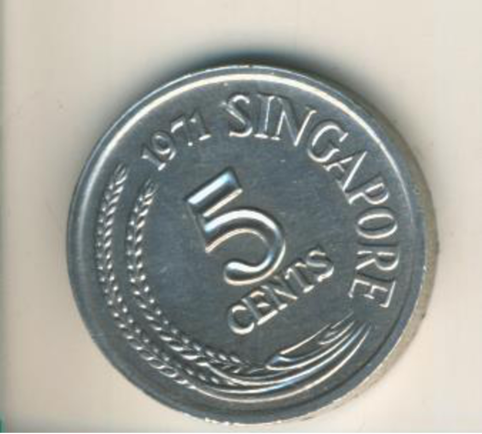 Singspur V. 1971  5 Cents  (49091) - Singapur