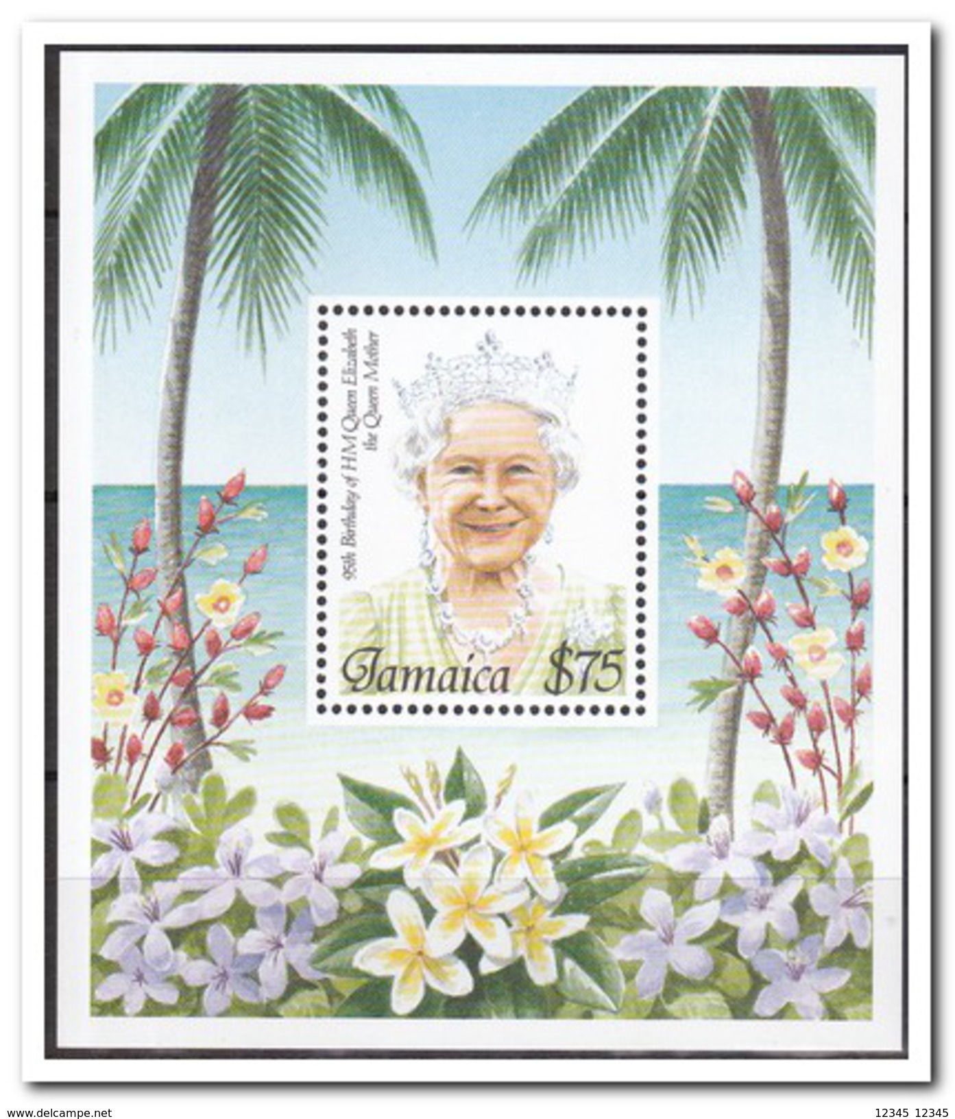 Jamaica 1995, Postfris MNH, Flowers, Trees, Queen - Jamaica (1962-...)