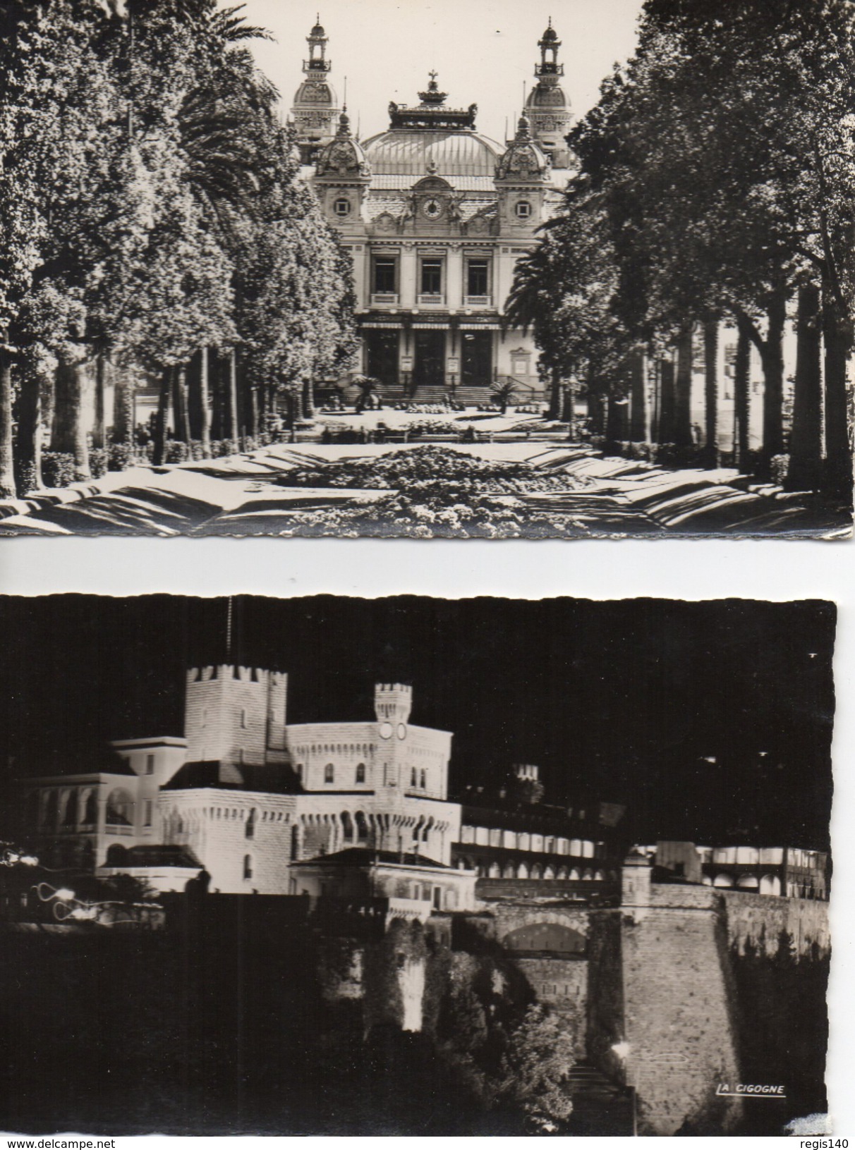 Principauté De Monaco - Lot De 12 Cartes Postales Années 1950. - Colecciones & Lotes