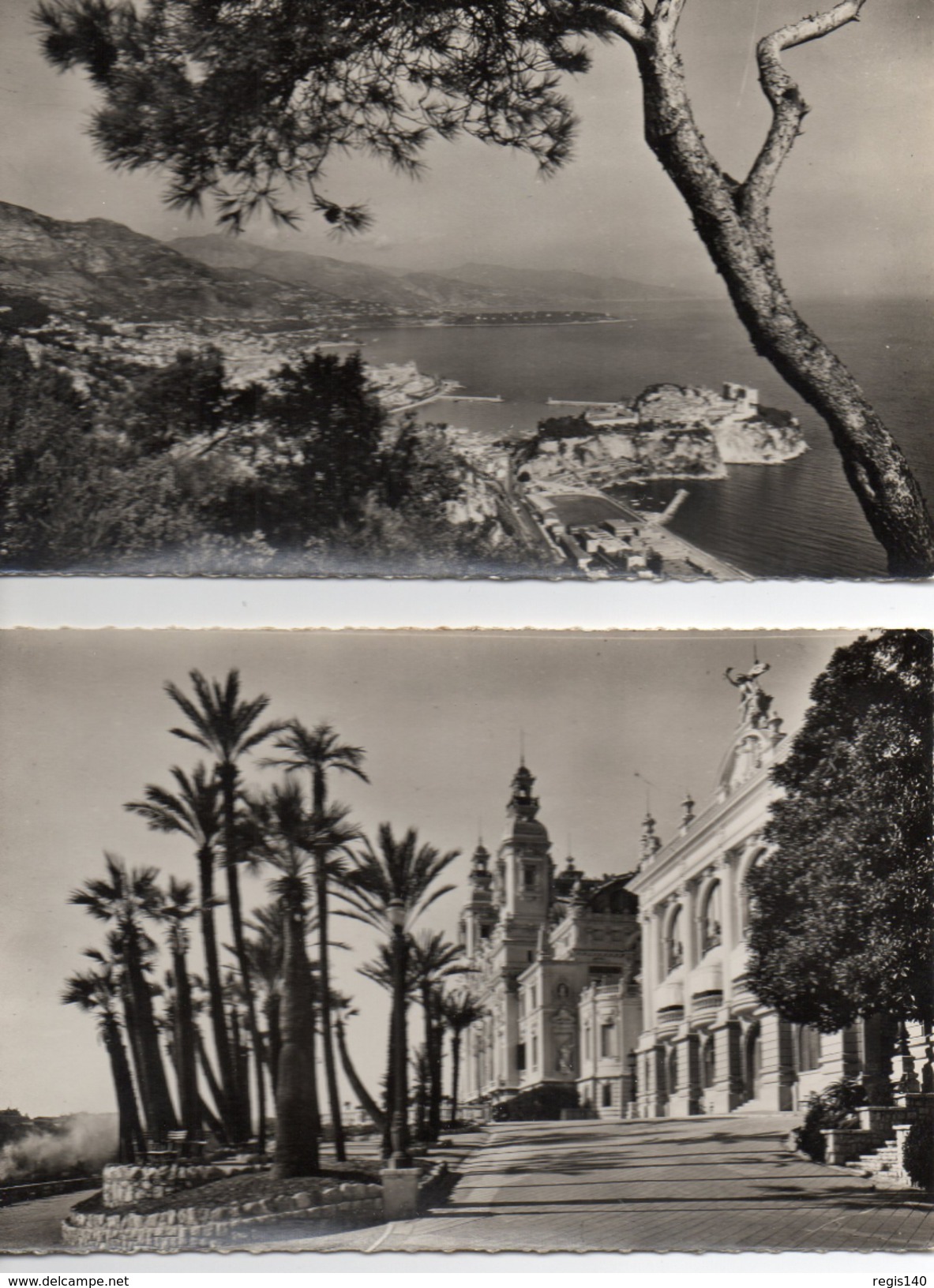 Principauté De Monaco - Lot De 12 Cartes Postales Années 1950. - Colecciones & Lotes