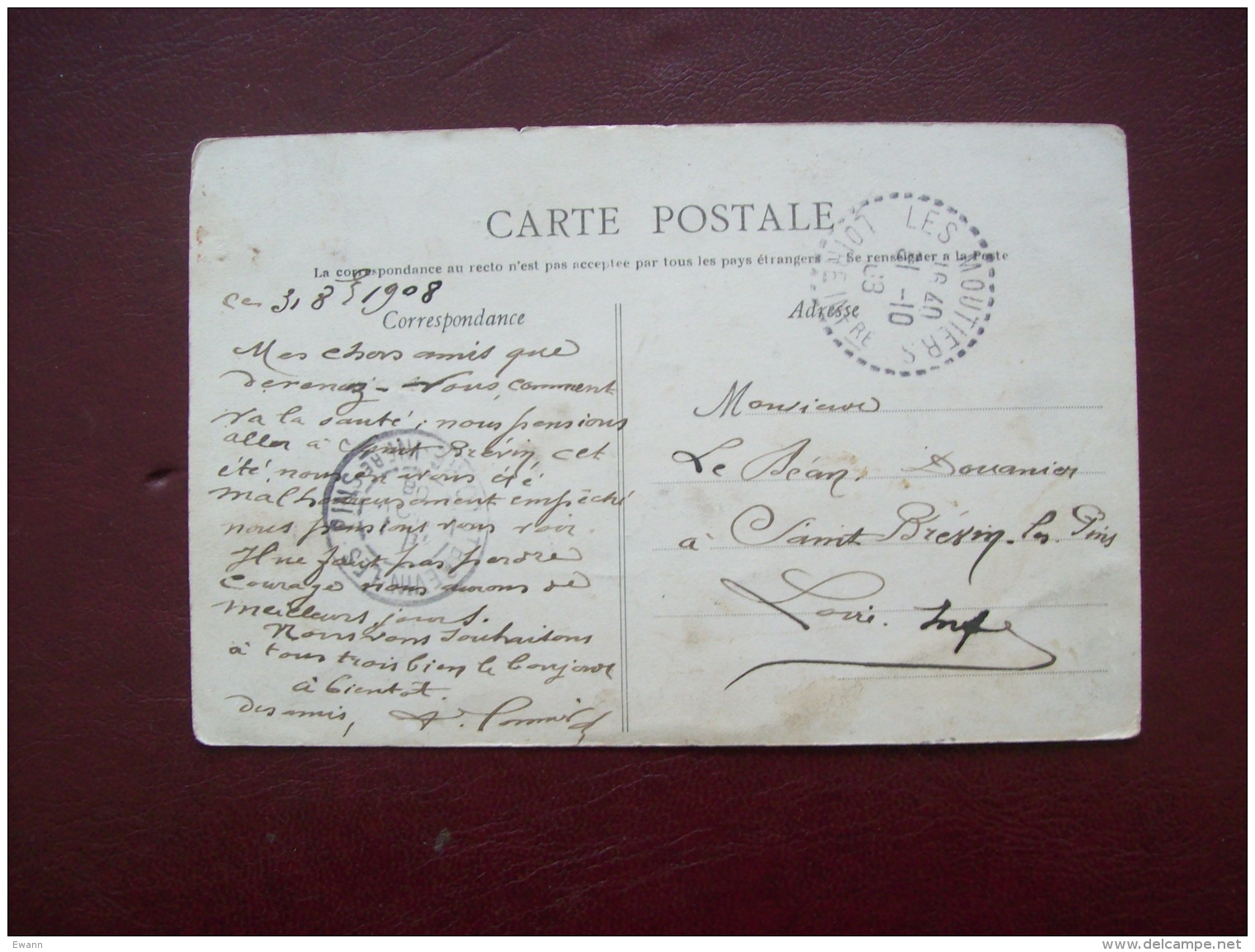 Carte Postale Ancienne Des Moutiers-en-Retz: La Grande-Rue - Les Moutiers-en-Retz