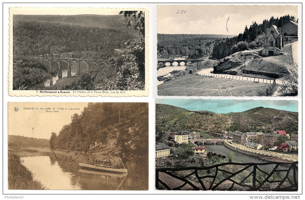 Belgique Province Du Luxembourg Lot De 7 Cartes - Andere & Zonder Classificatie