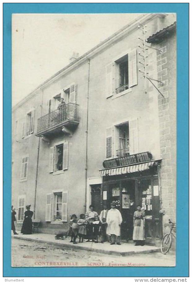 CPA - Commerce Marchand Cartes Postales Epicerie - Mercerie SCHOT CONTREXEVILLE - 88 - Sonstige & Ohne Zuordnung