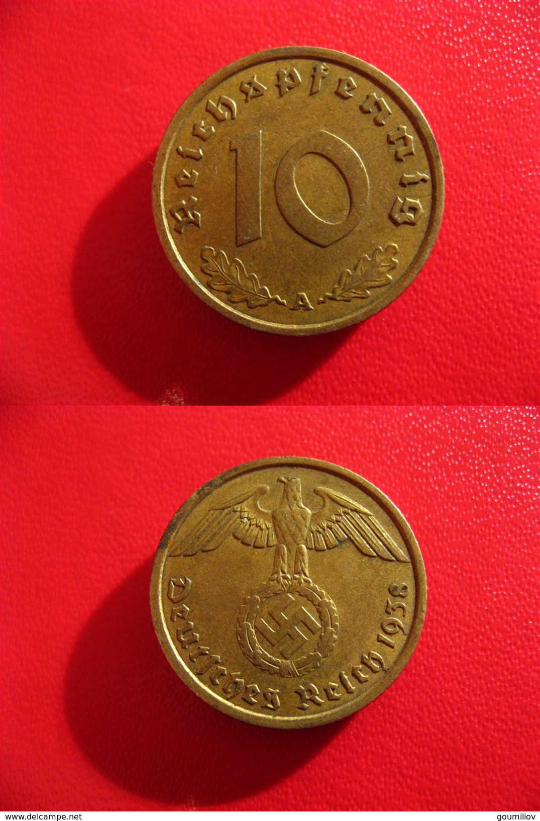 Allemagne Nazie - 10 Reichspfennig 1938 A Berlin 4372 - 10 Reichspfennig