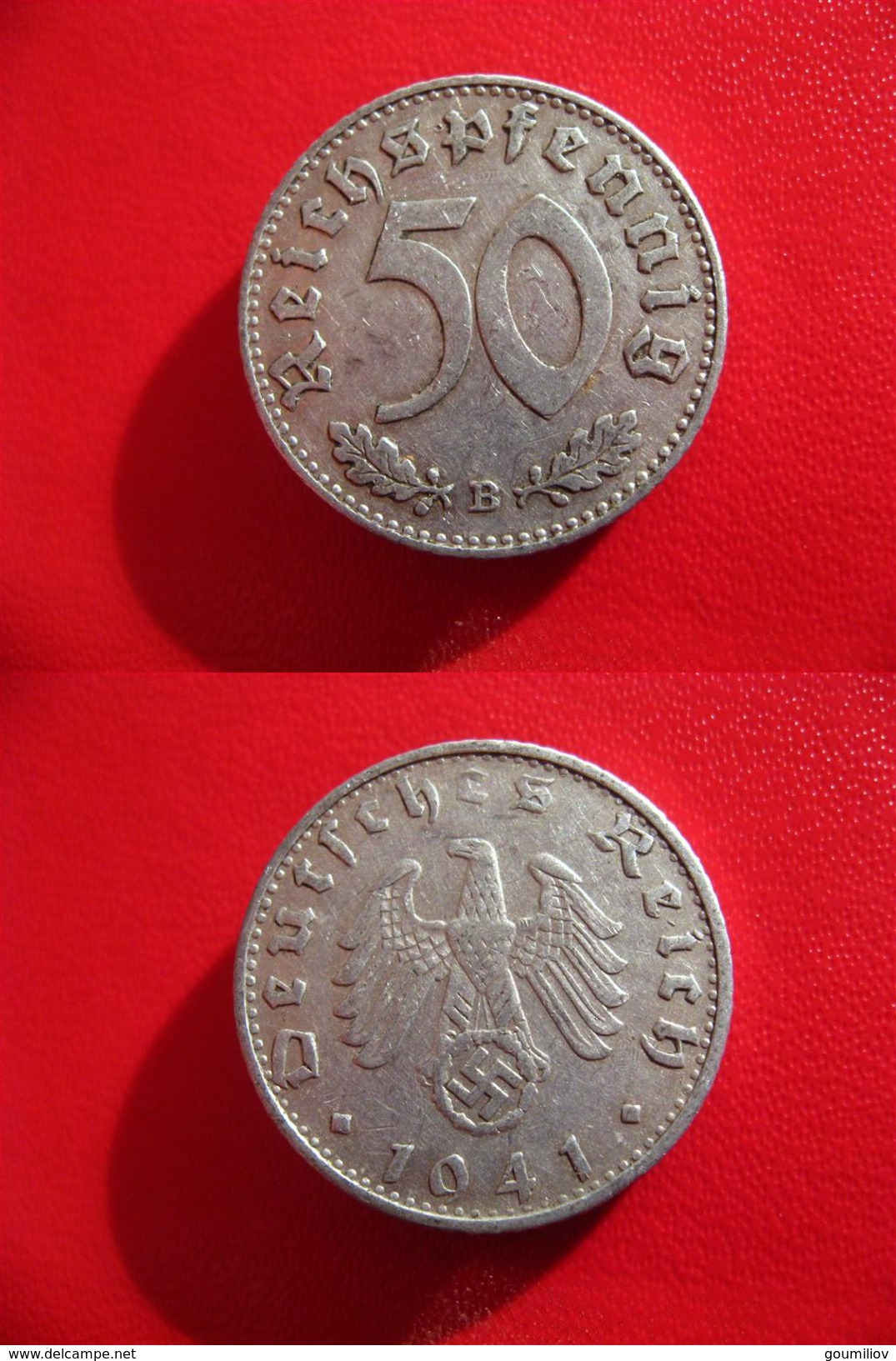 Allemagne Nazie - 50 Reichspfennig 1941 B Vienne 4285 - 50 Reichspfennig