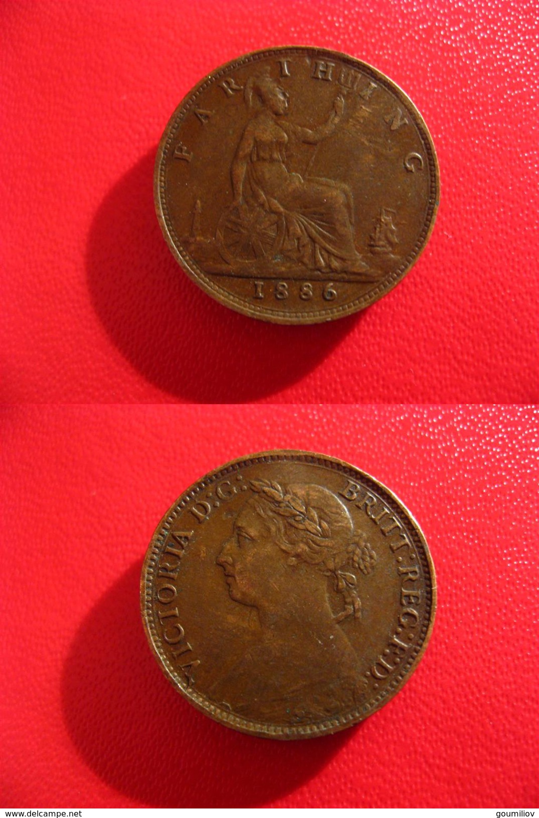 Grande-Bretagne - Great Britain - Farthing Reine Victoria 1886 4406 - B. 1 Farthing