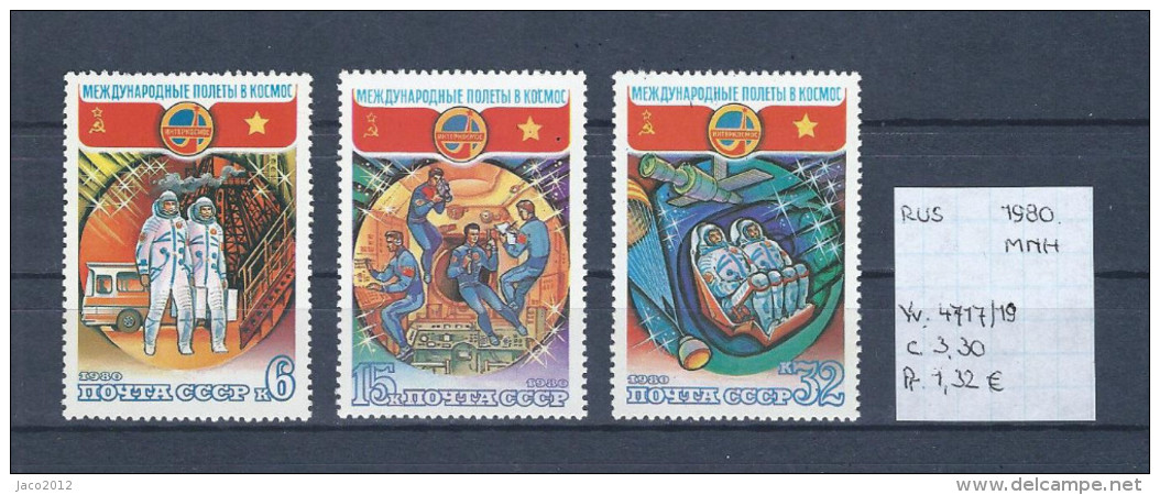 USSR 1980 - YT 4717/19 Postfris/neuf/MNH - Nuevos