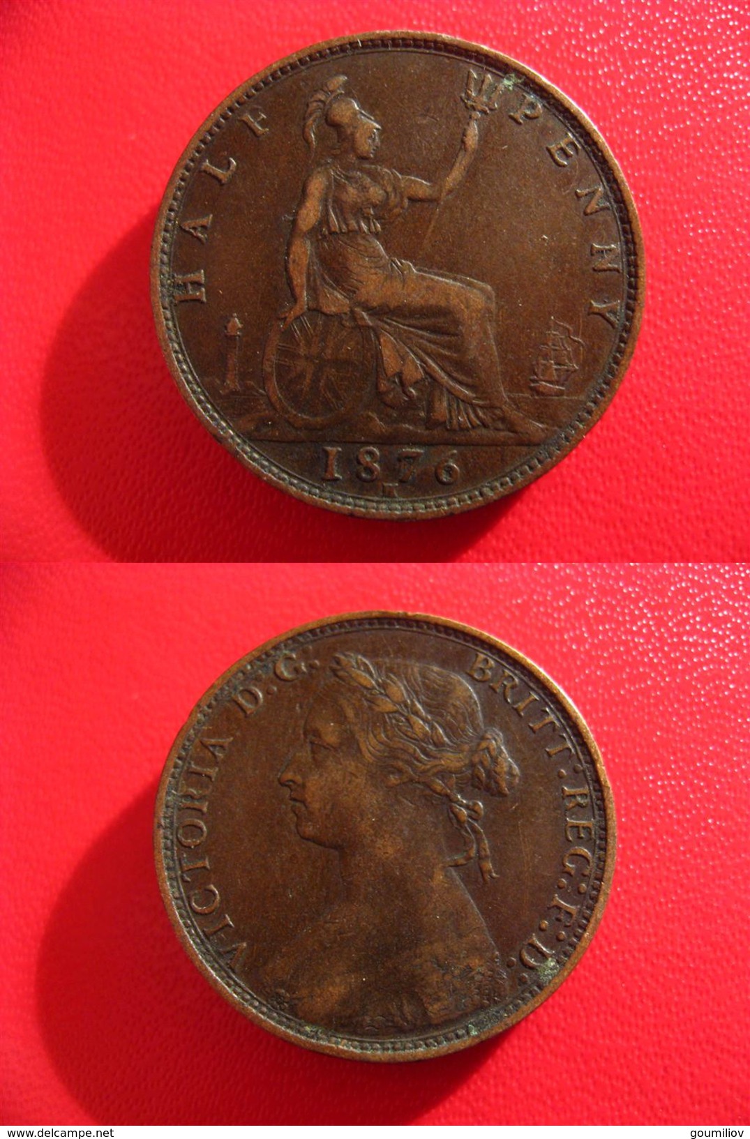Grande-Bretagne - Great Britain - Half Penny 1876 H 4388 - C. 1/2 Penny