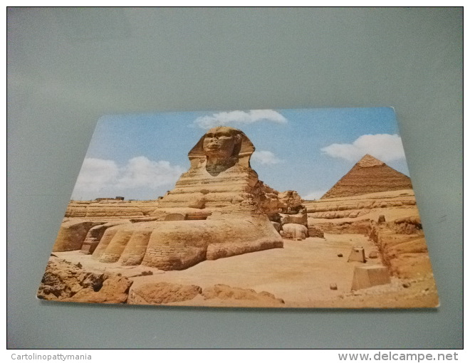 STORIA POSTALE FRANCOBOLLO COMMEMORATIVO U.A.R. EGYPT  GIZA THE GREAT SPHINX - Sphinx