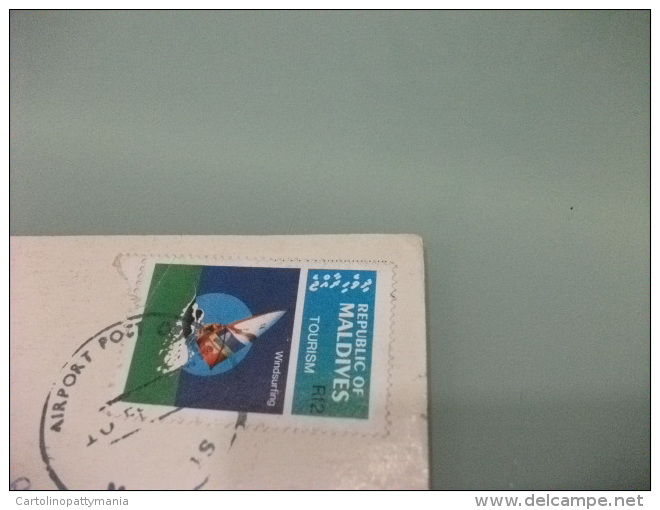 STORIA POSTALE FRANCOBOLLO COMMEMORATIVO MALDIVES ISLANDS - Maldive