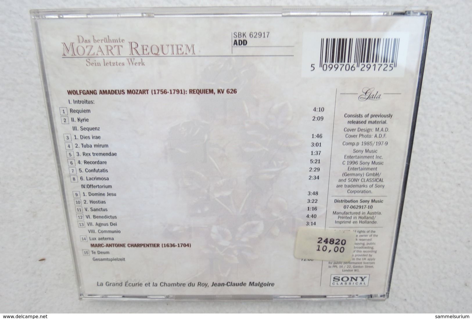 CD "Das Berühmte MOZART Requiem" Sein Letztes Werk - Klassik