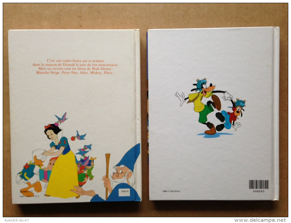 Disney - Classiques France Loisirs (Lot De 2 Livres) - Années 90 - Disney