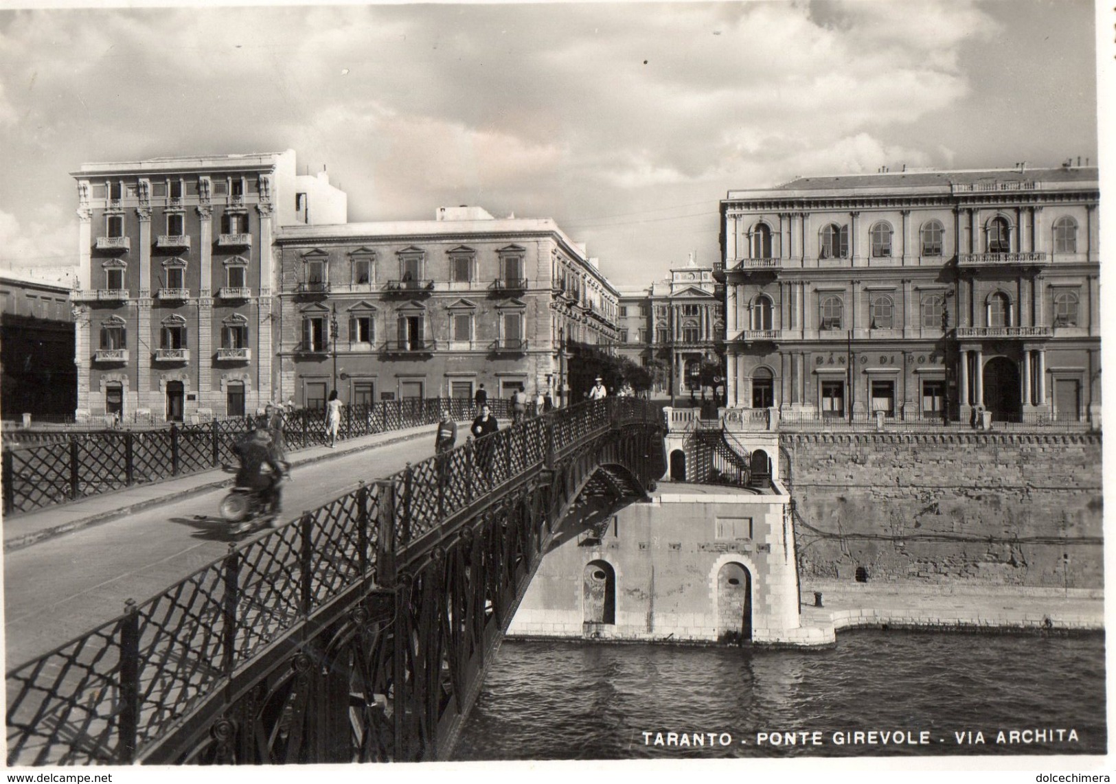 TARANTO-PONTE GIREVOLE-VIA ARCHITA-VESPA-1953 - Taranto