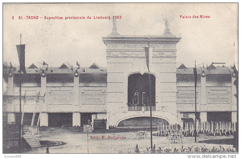 Sint Truiden Saint Trond -  Exposition Provinciale Du Limbourg (1907) - Palais Des Mines (E. Heilperne) - Sint-Truiden