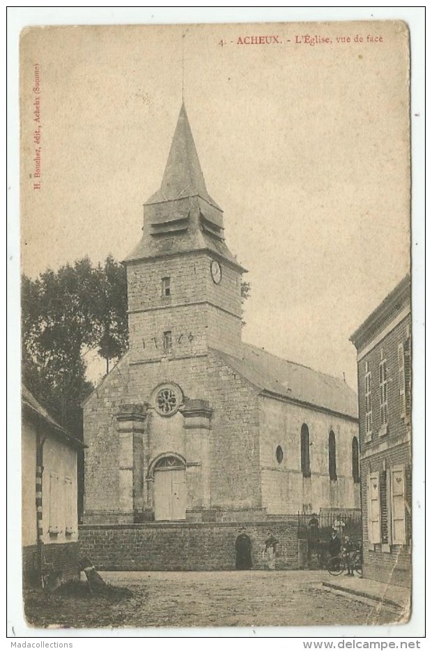 Acheux  (80.Somme)  L´Eglise - Acheux En Amienois