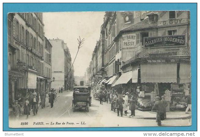 CPA 1926 - Marchand Cartes Postales Rue De Passy PARIS - District 16