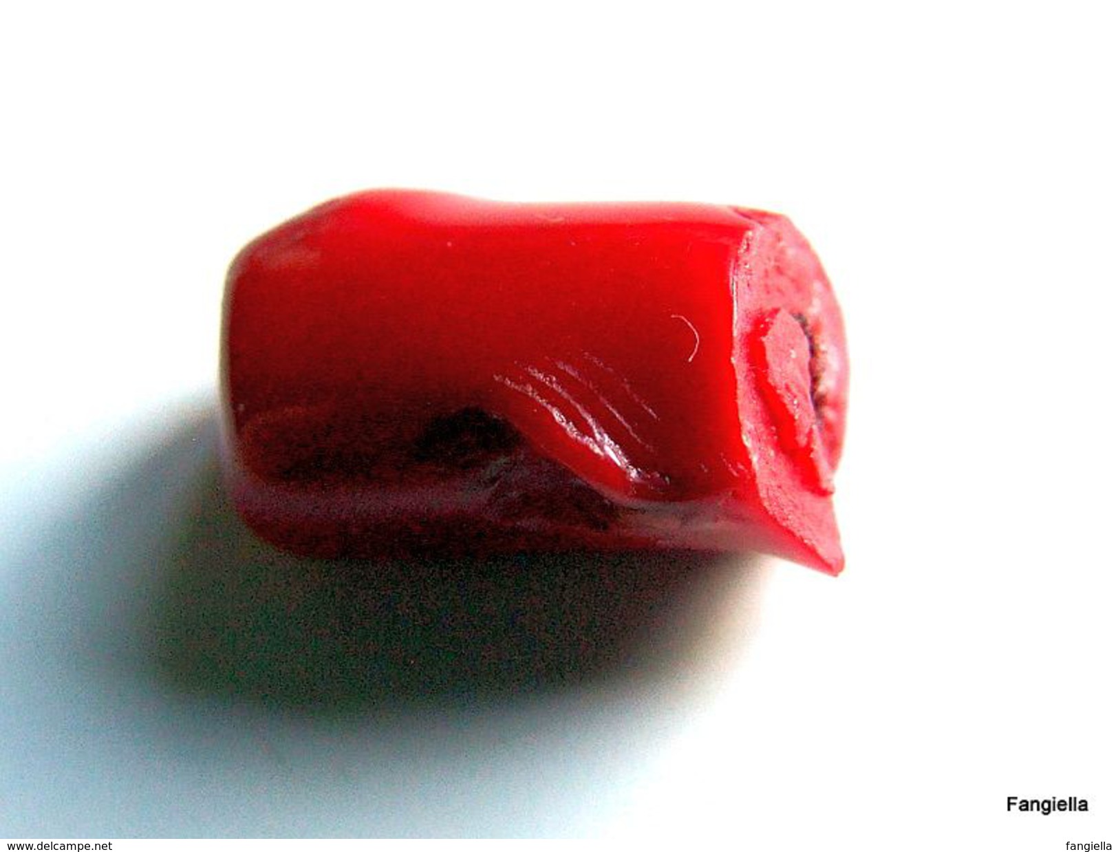1 Petite Branche De Corail Rouge Non Percée Environ 18x15x10mm   Une Jolie Petite Pièce D'un Magnifique Rouge  Dimension - Perles
